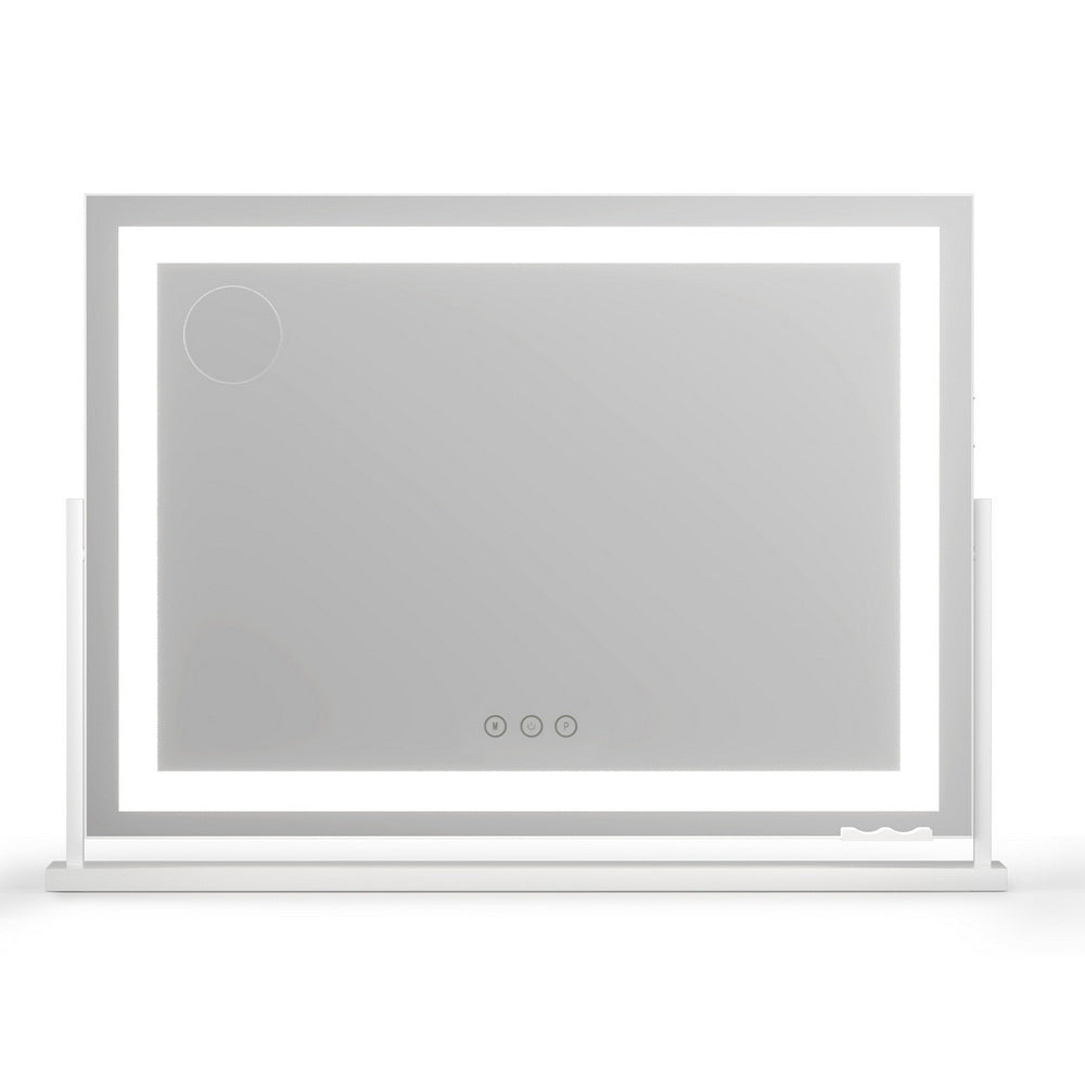 Embellir Makeup Mirror 80x58cm 360～ Rotatable Vanity Mirror with Lights Bright Light Strip Adjustable