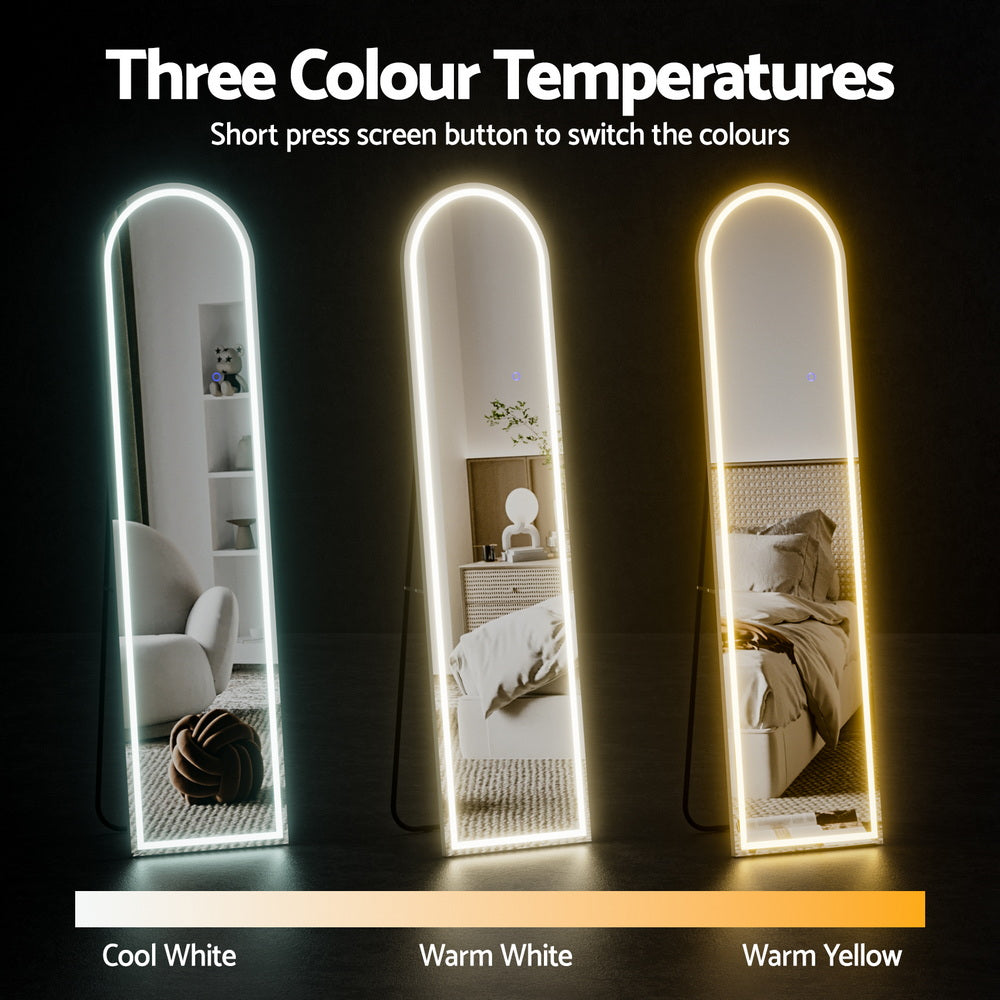Embellir LED Full Length Mirror Floor Dressing Mirror 160cm