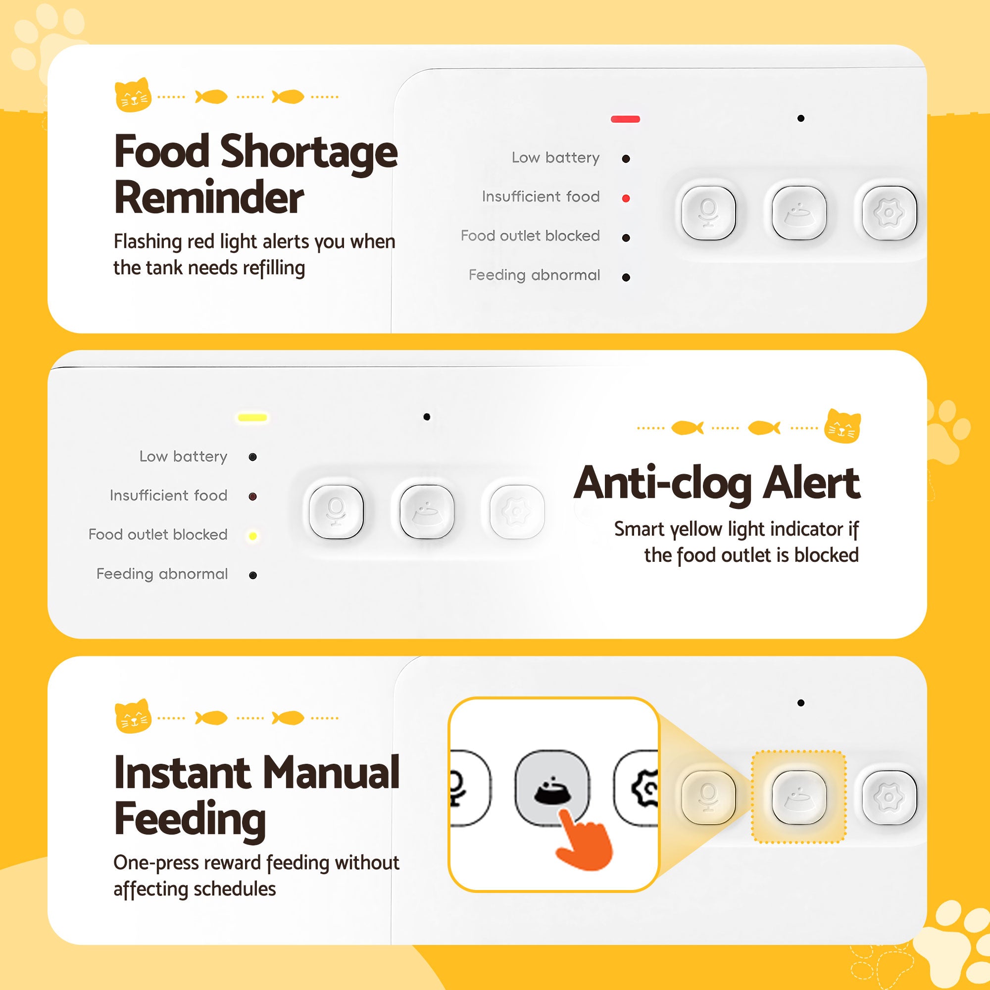 i.Pet Automatic Pet Feeder Water Dispenser 2-in-1 Smart WiFi Dog Cat Food 4L