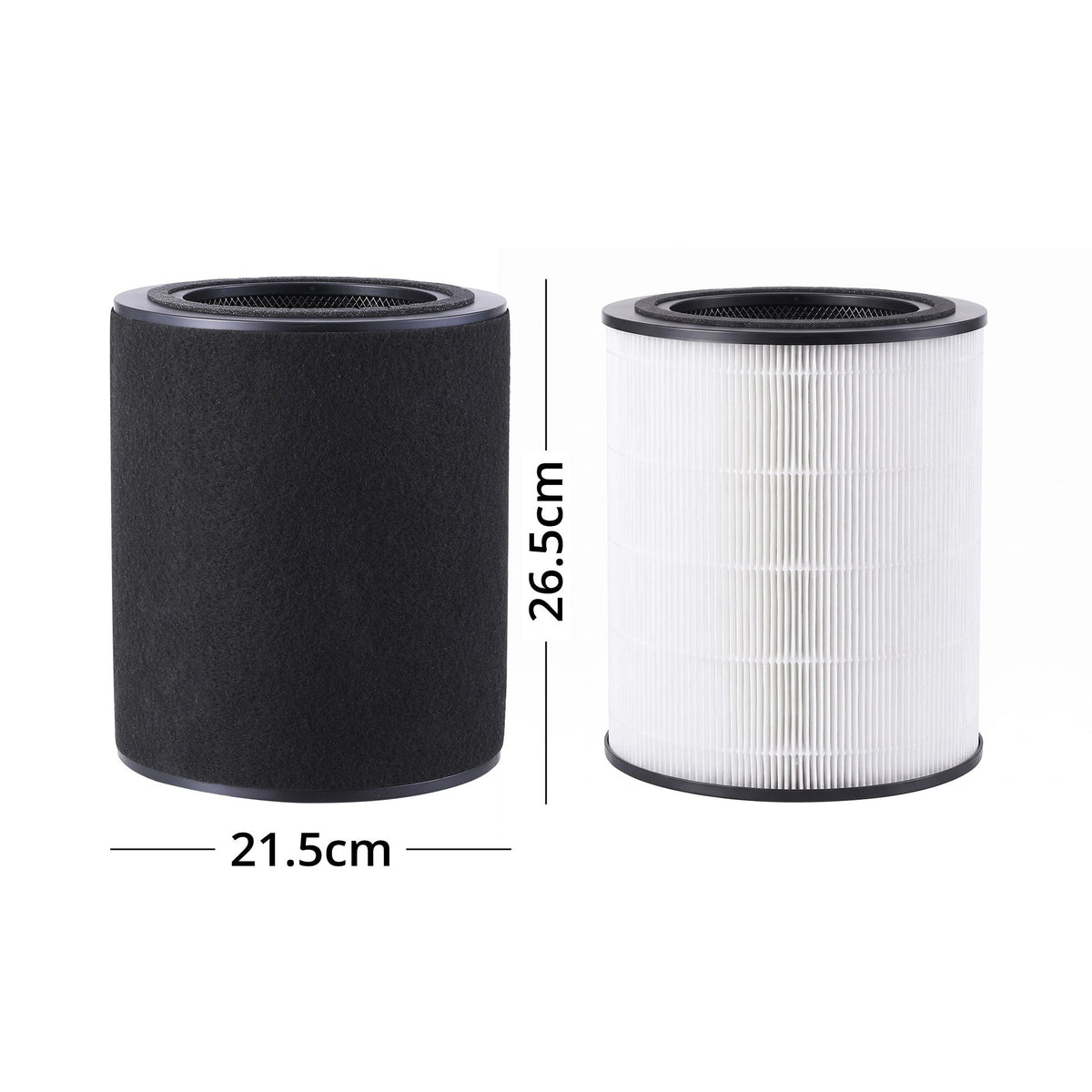 LUVIMO Pet Air Purifier Replacement Filter H13 HEPA w/ Activated Carbon Washable Pre-filter