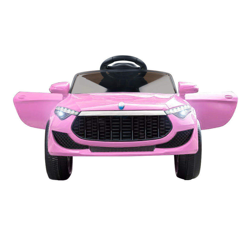 Rigo Kids Electric Ride On Car Maserati-inspried Toy Cars Remote 12V Pink