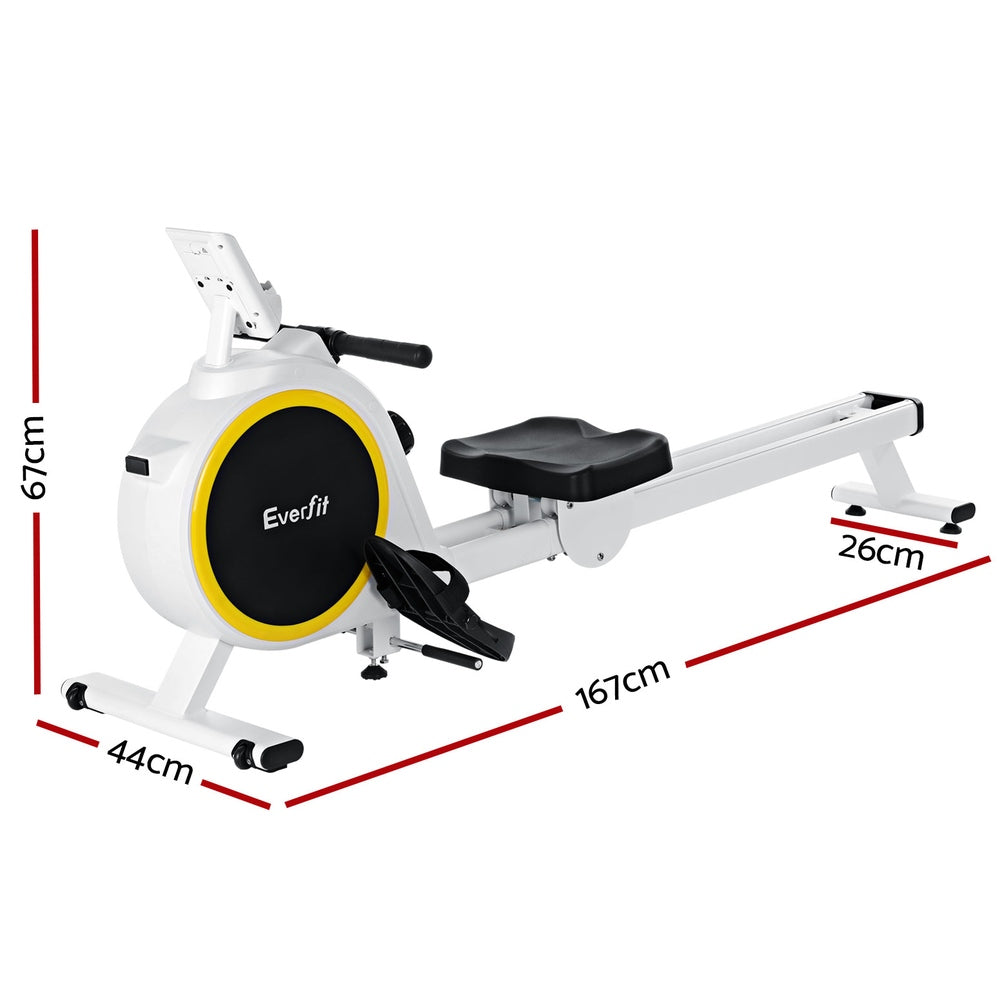 Everfit Rowing Machine 16 Levels Magnetic Rower Home Gym Cardio Workou