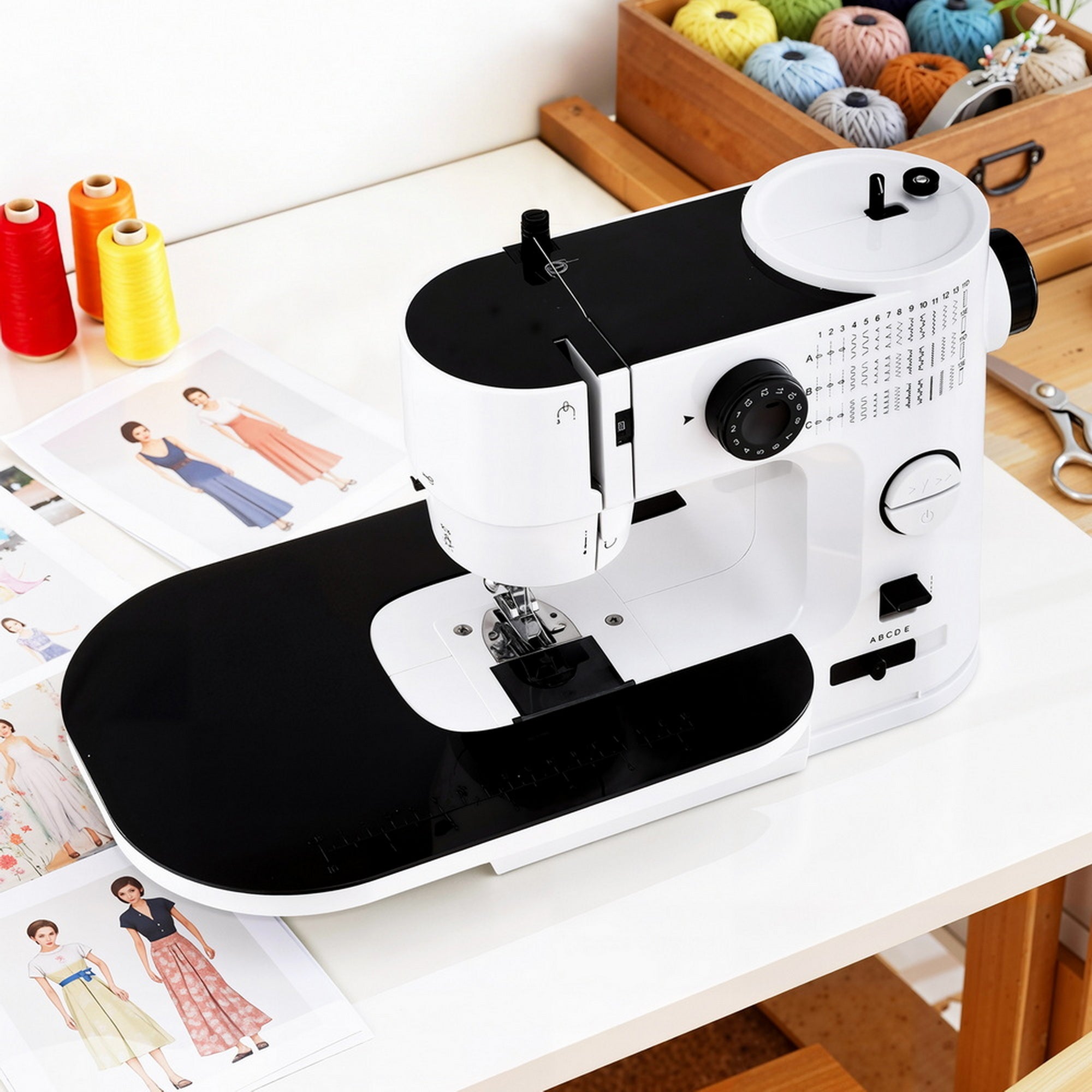 Devanti 39 Stitches Mini Sewing Machine Portable Sewing Machine Kit
