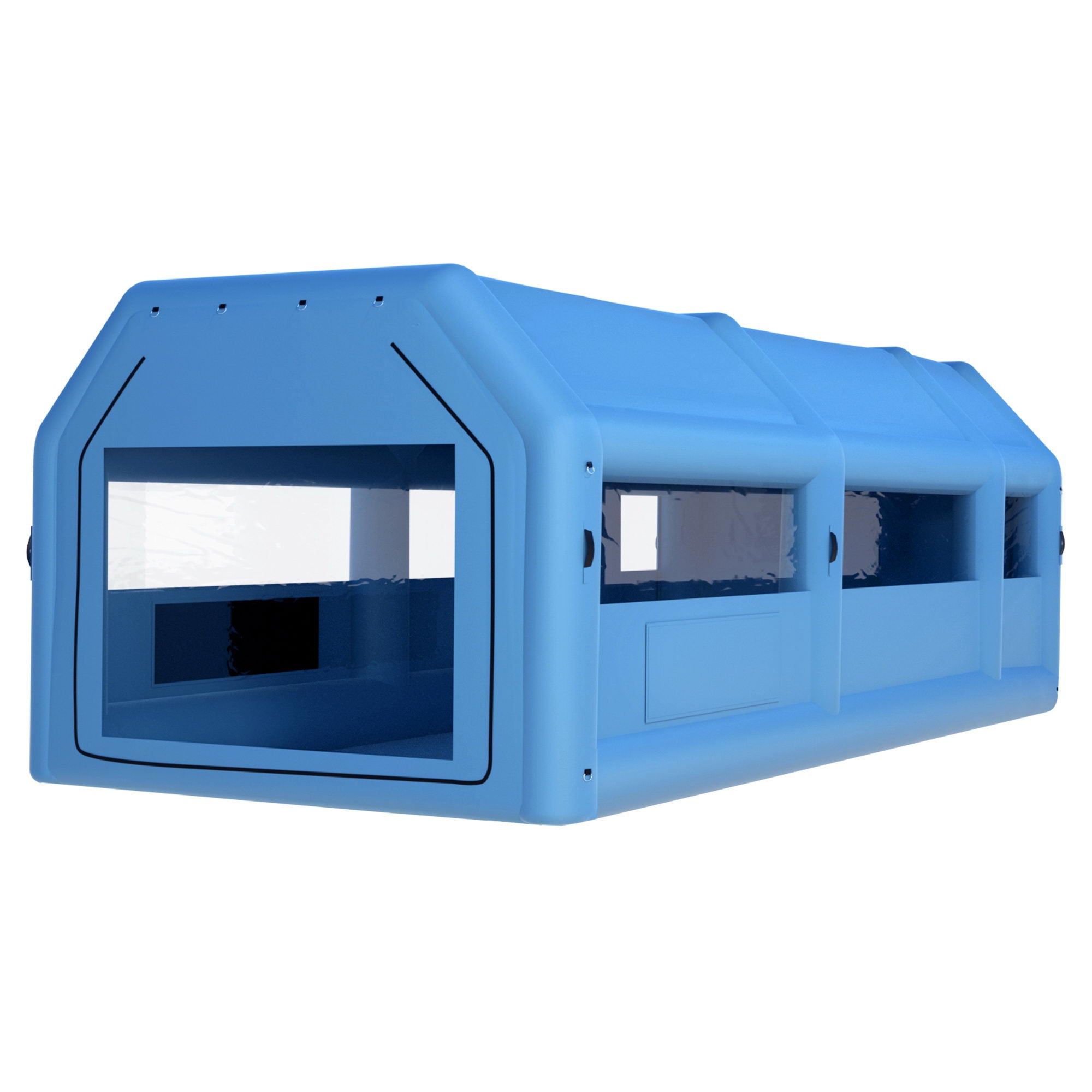 Giantz Inflatable Spray Booth Car Paint Tent 1000X500X350cm 2 Blowers Filter Mobile Garage Workstation