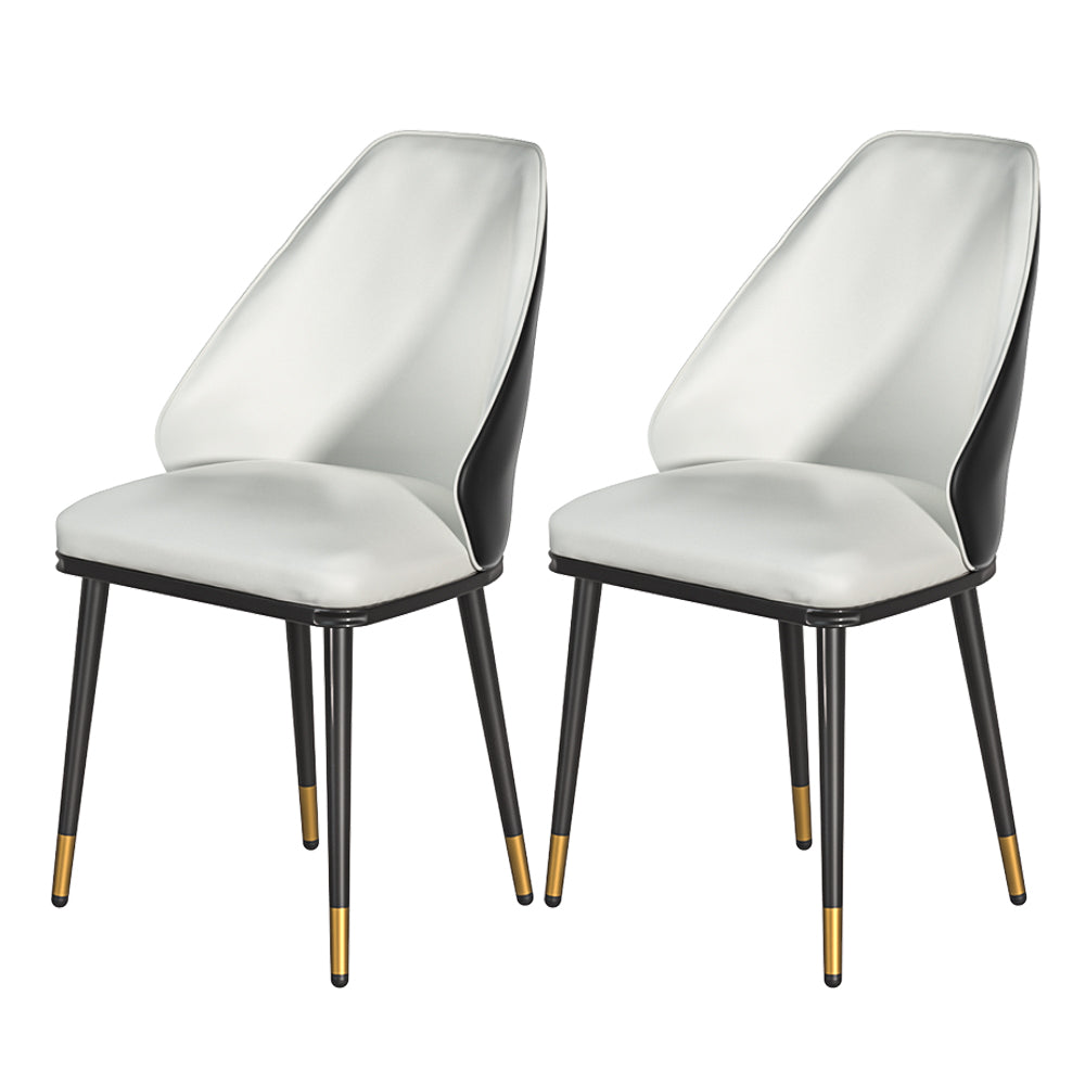 Artiss Dining Chairs Wooden Chair Kitchen Cafe Faux Leather Padded Seat Set Of 2