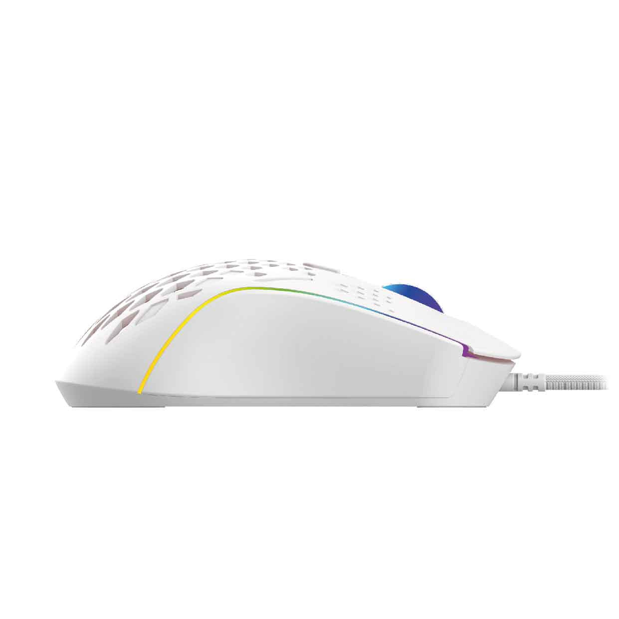 Laser RGB Lightweight Gaming Mouse White