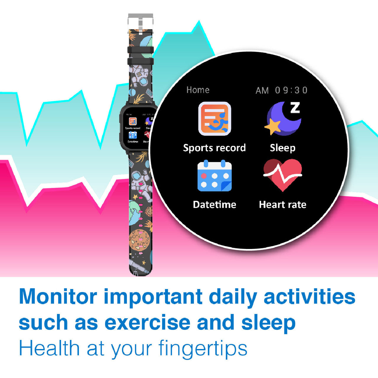 vFitness Momentum 2 Smartwatch Black