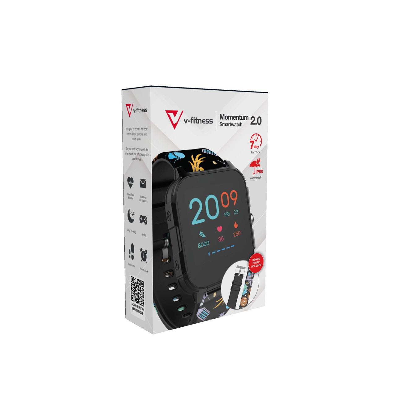 vFitness Momentum 2 Smartwatch Black