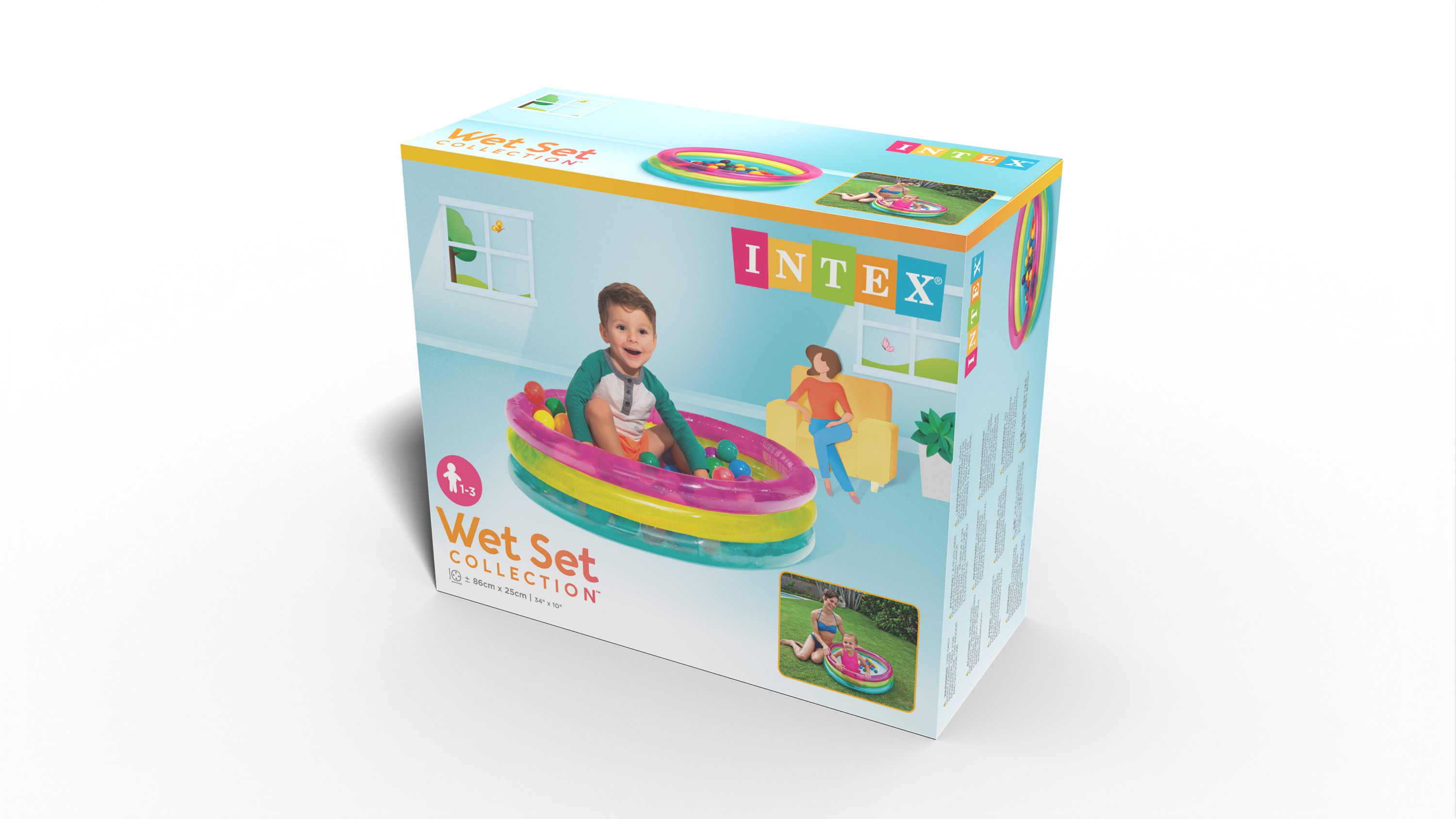 Intex 3 Ring Baby Ball Pit 48674