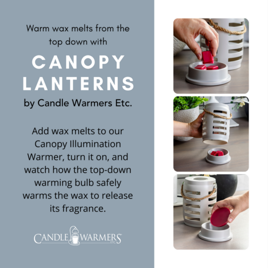 Geo Lantern Canopy Illumination Warmer - RRP $49.95 - Wholesale