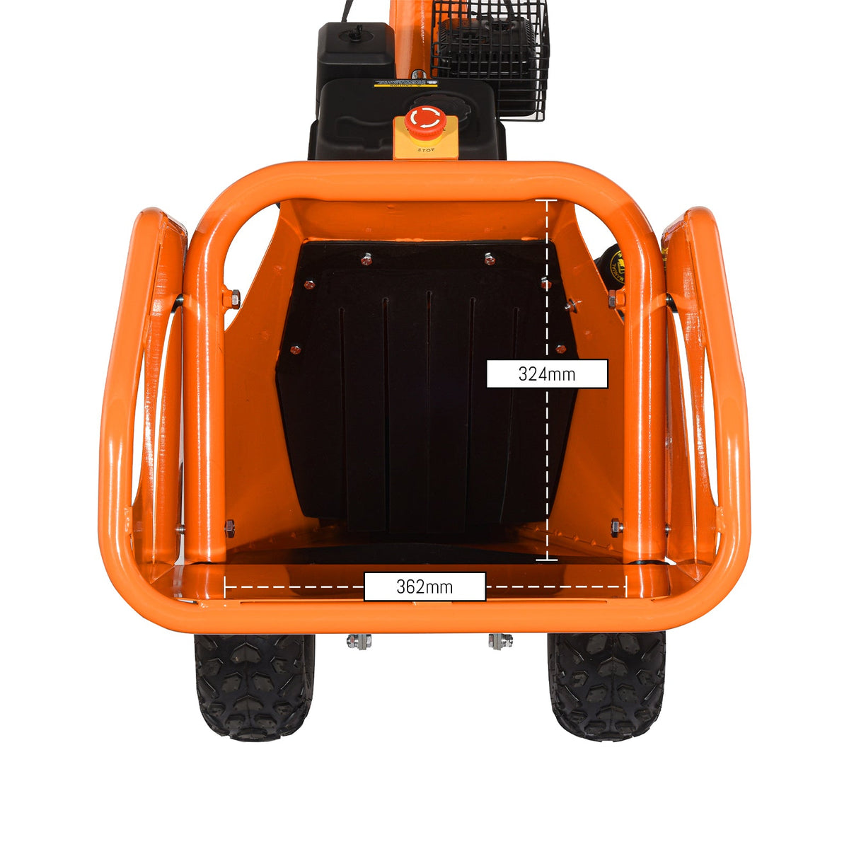 Samland WC65 Professional Wood Chipper, Loncin 6.5 HP Engine with Towing Bar