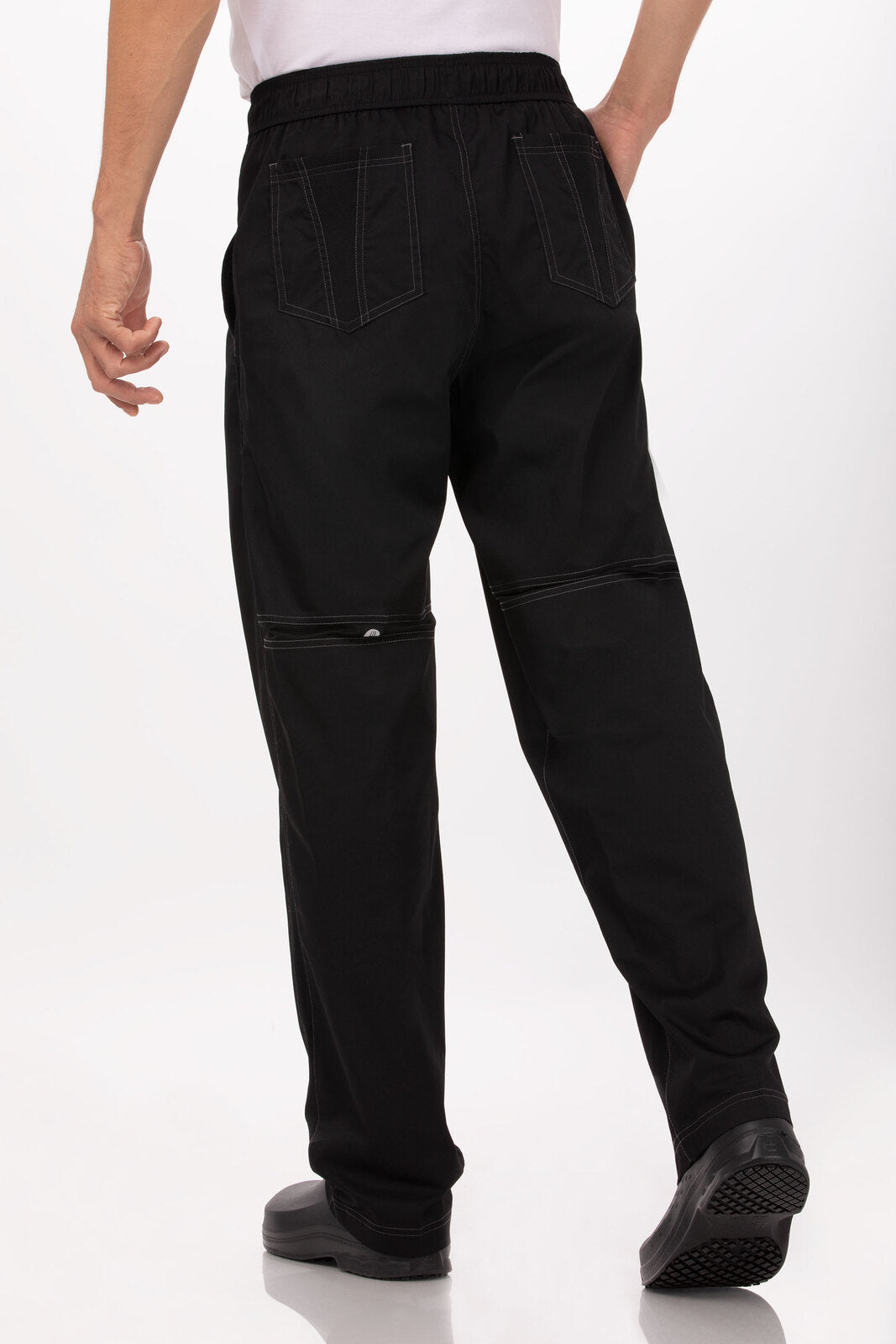 Cool Vent Men's Baggy Black XS Chef Pants by Chef Works