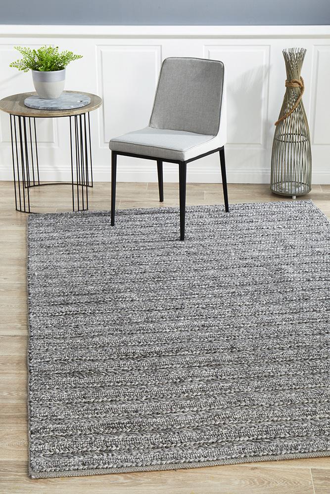 Harvest 801 Steel Rug by Rug Culture -225X155CM - RECTANGLE