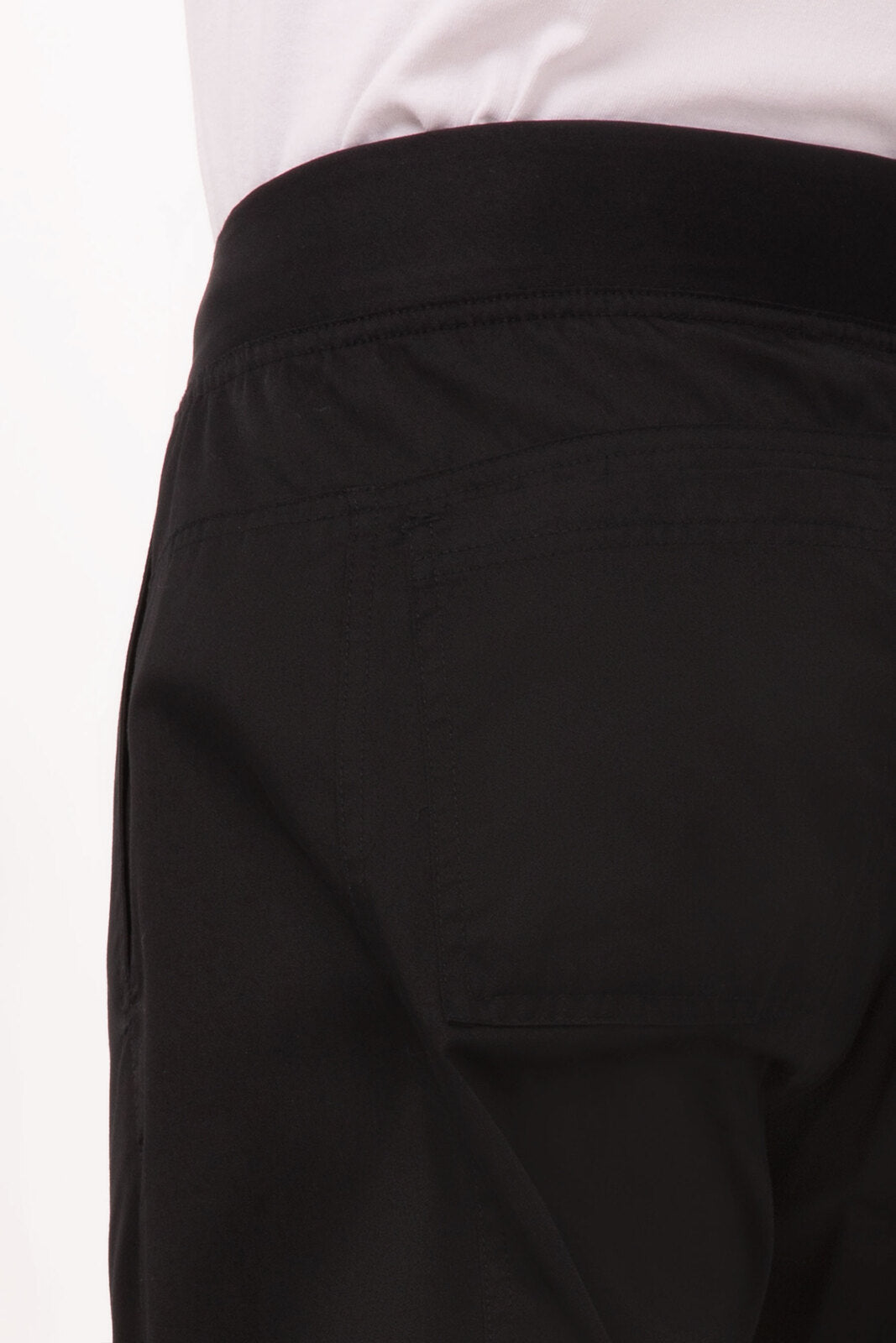 Lightweight Black XL Slim Men's Chef Pants by Chef Works