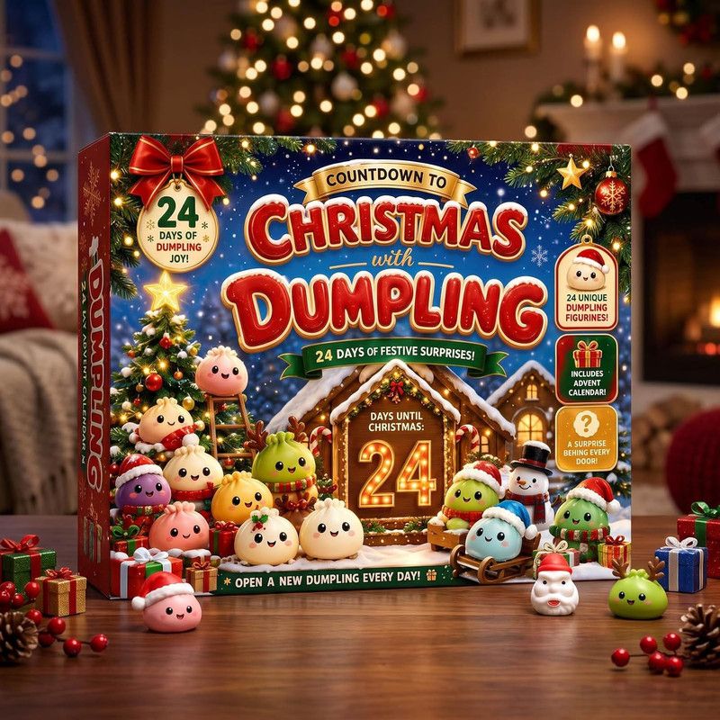 2026 Christmas Advent Calendar 24 Days Christmas Squishies for Adults
Christmas Squshies Dumpling Advent Calendar 2026 24 Days Festive Character Surprises and a Fun Holiday Countdown