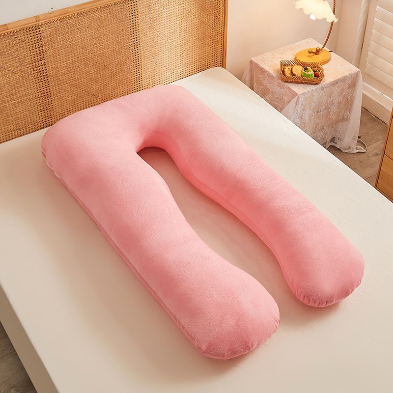 Maternity Pillow U-Shaped Pregnancy Pillow Pregnancy Body Pillow Breastfeeding - Light Gray - Size 70-130cm