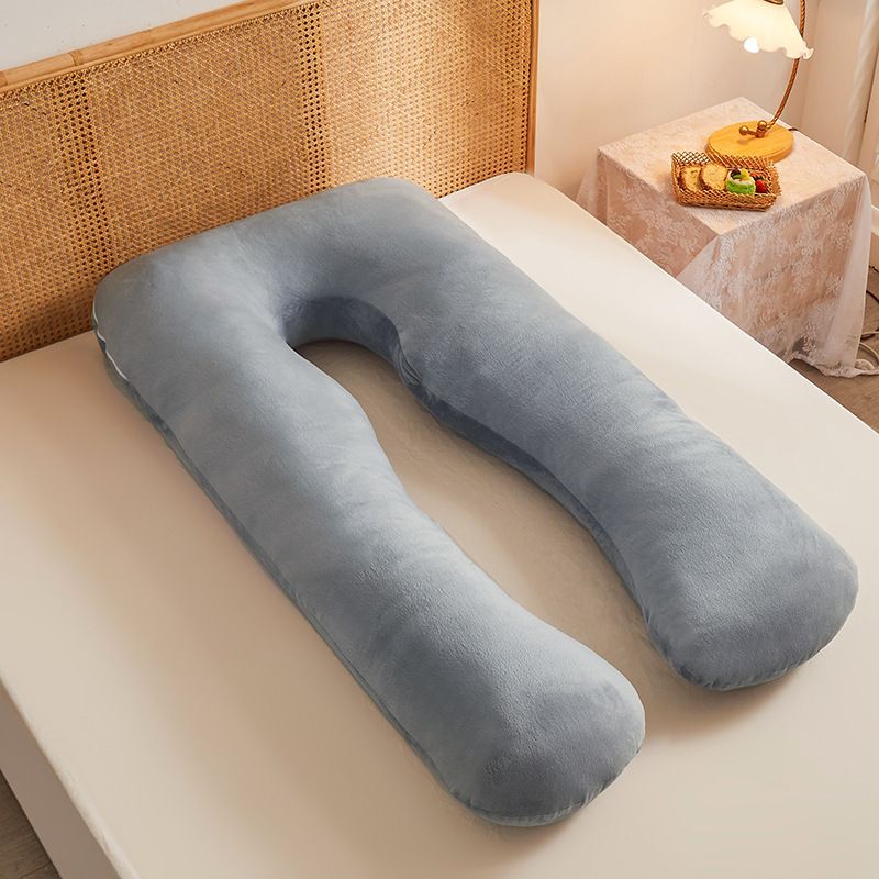 Maternity Pillow U-Shaped Pregnancy Pillow Pregnancy Body Pillow Breastfeeding - Purple - Size 70-130cm