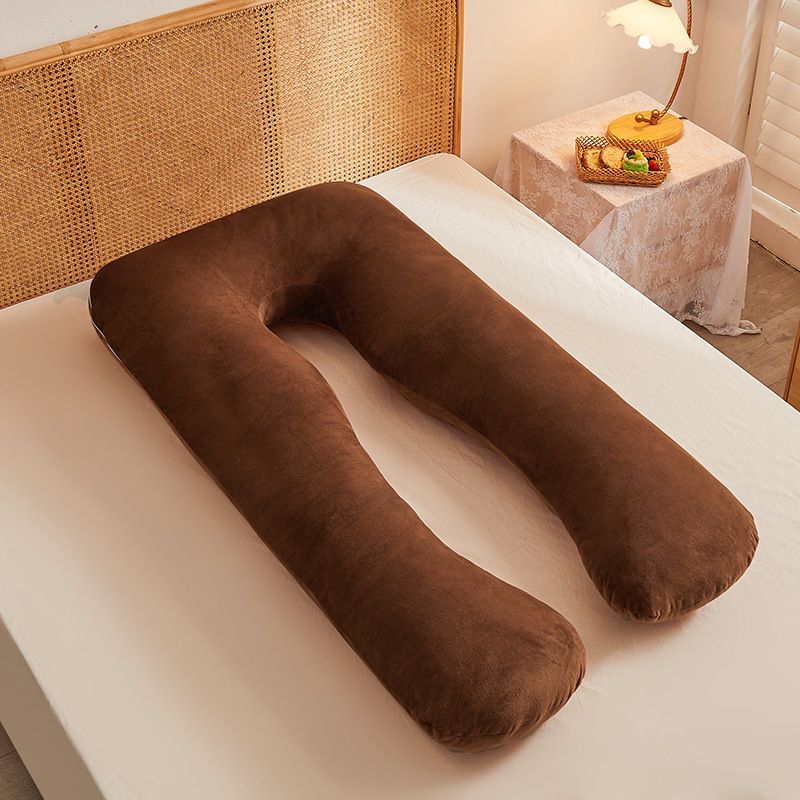 Maternity Pillow U-Shaped Pregnancy Pillow Pregnancy Body Pillow Breastfeeding - Purple - Size 70-130cm