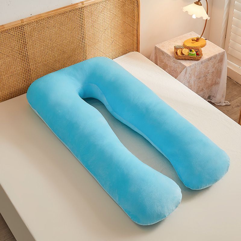 Maternity Pillow U-Shaped Pregnancy Pillow Pregnancy Body Pillow Breastfeeding - Purple - Size 70-130cm