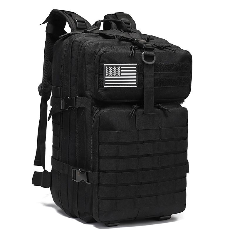 Tactical Backpack Travel Backpack Outdoor Backpack Durable Backpack Organized - Gray - Size Routine 45L