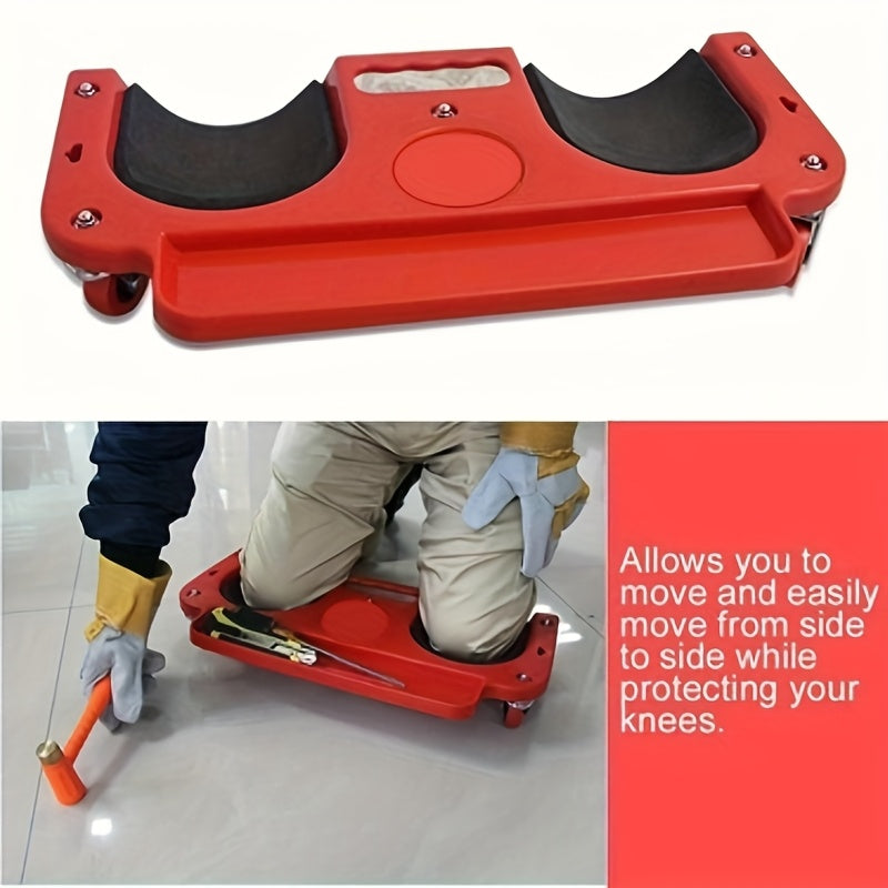 【Three-Level Knee Brace · Scenario-Based Design】Flexible side support, abrasion-resistant cushioning, extended stability—specially designed for sports and labor, offering comprehensive knee protection to empower your free movement and peace of mind!(Red)