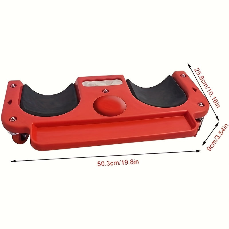 【Three-Level Knee Brace · Scenario-Based Design】Flexible side support, abrasion-resistant cushioning, extended stability—specially designed for sports and labor, offering comprehensive knee protection to empower your free movement and peace of mind!(Red)