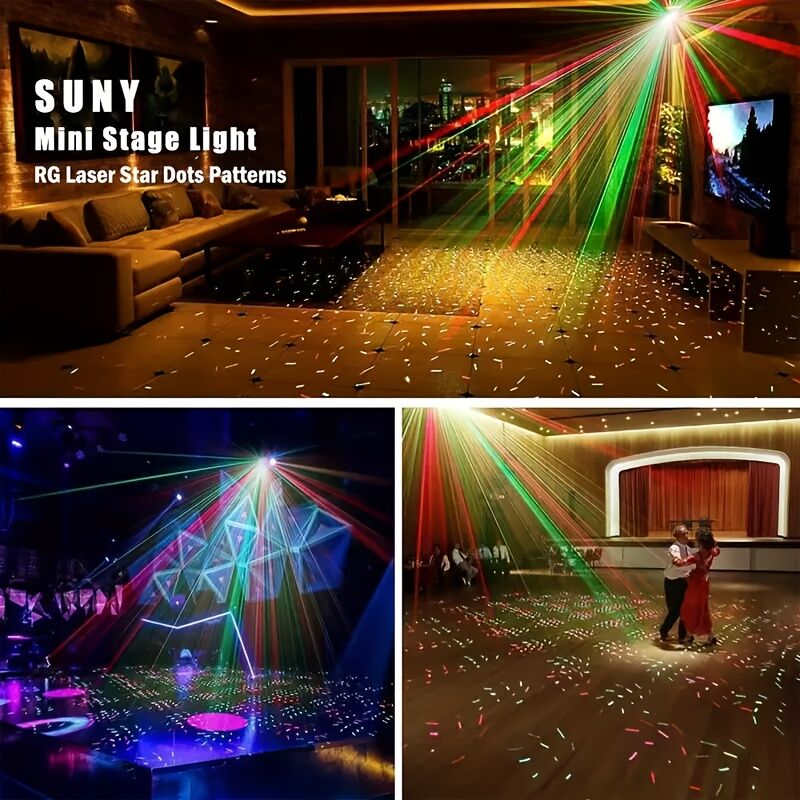Starlight laser party light - Colorful starry sky projection effect, designed for parties and family gatherings, Christmas holiday atmosphere light | Party lighting expert | Holiday gift selection