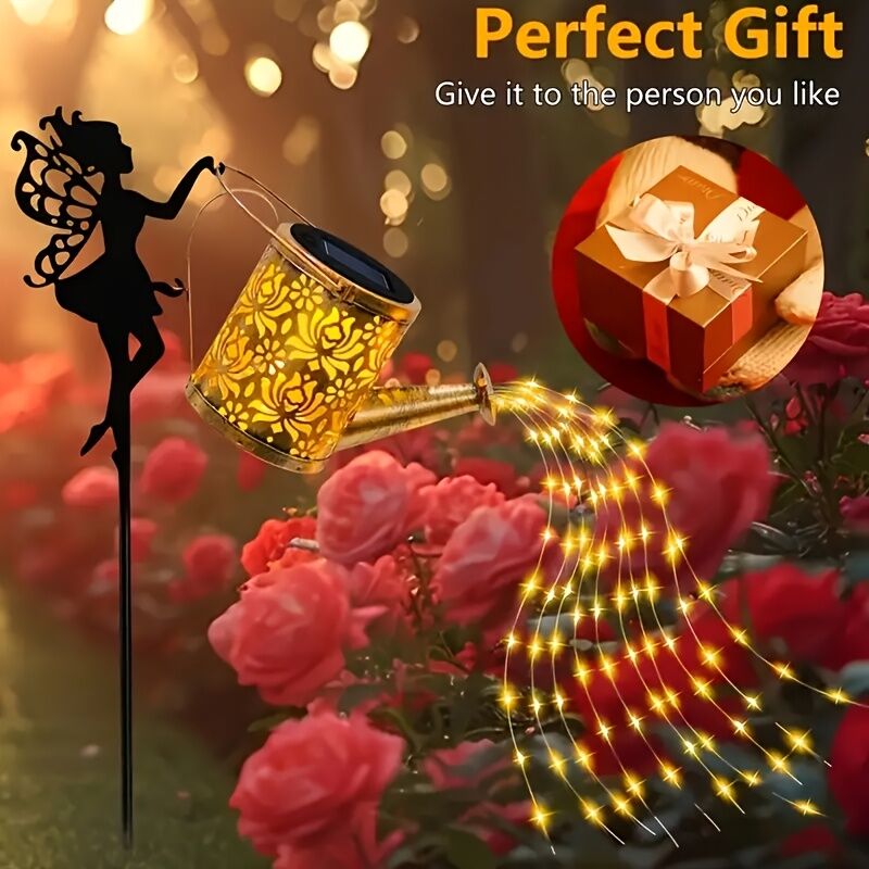A pcs Christmas-Themed Outdoor Solar String Lights | Waterproof & Durable with Smart Light Sensor | Ideal for Garden/Balcony/Window Decoration & Party/Festival Atmosphere