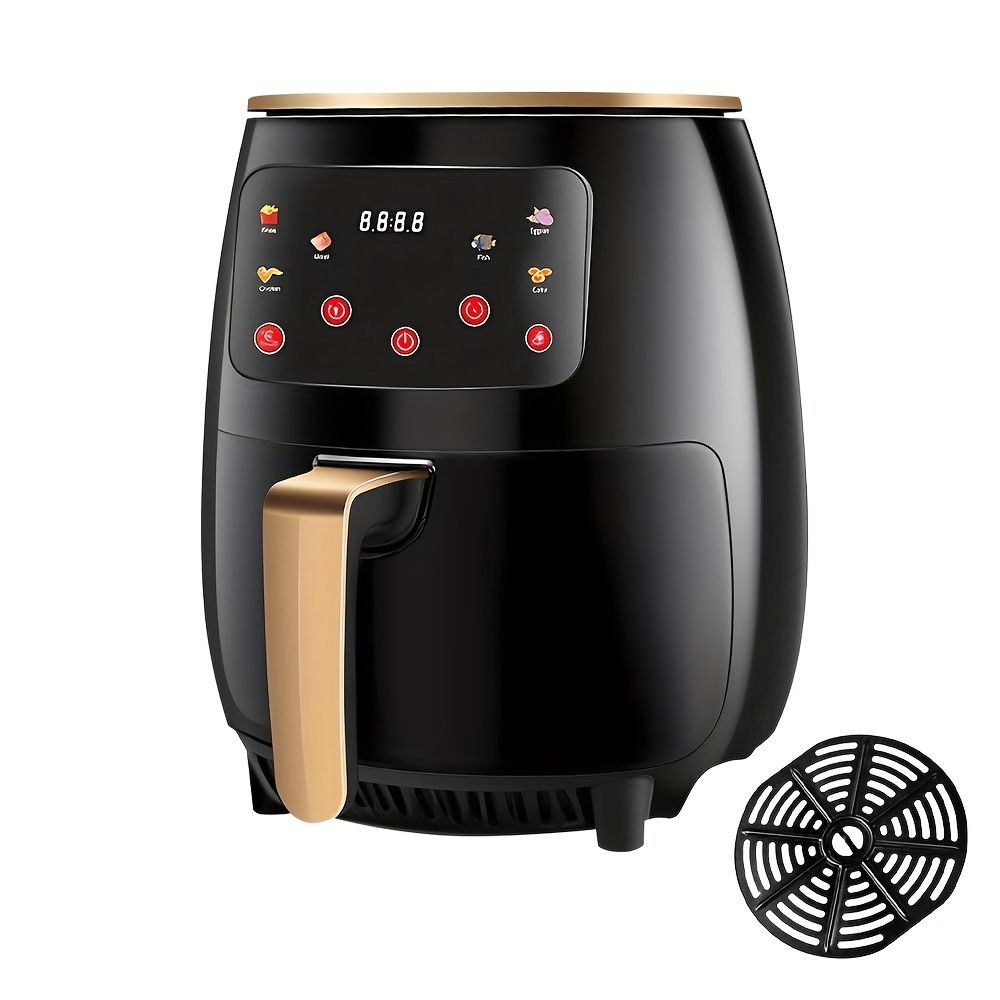 "5L Intelligent Touch · Healthy Fresh Cooking Air Fryer (Pre-set Menu / 360° Hot Air / No Oil Light Car)"