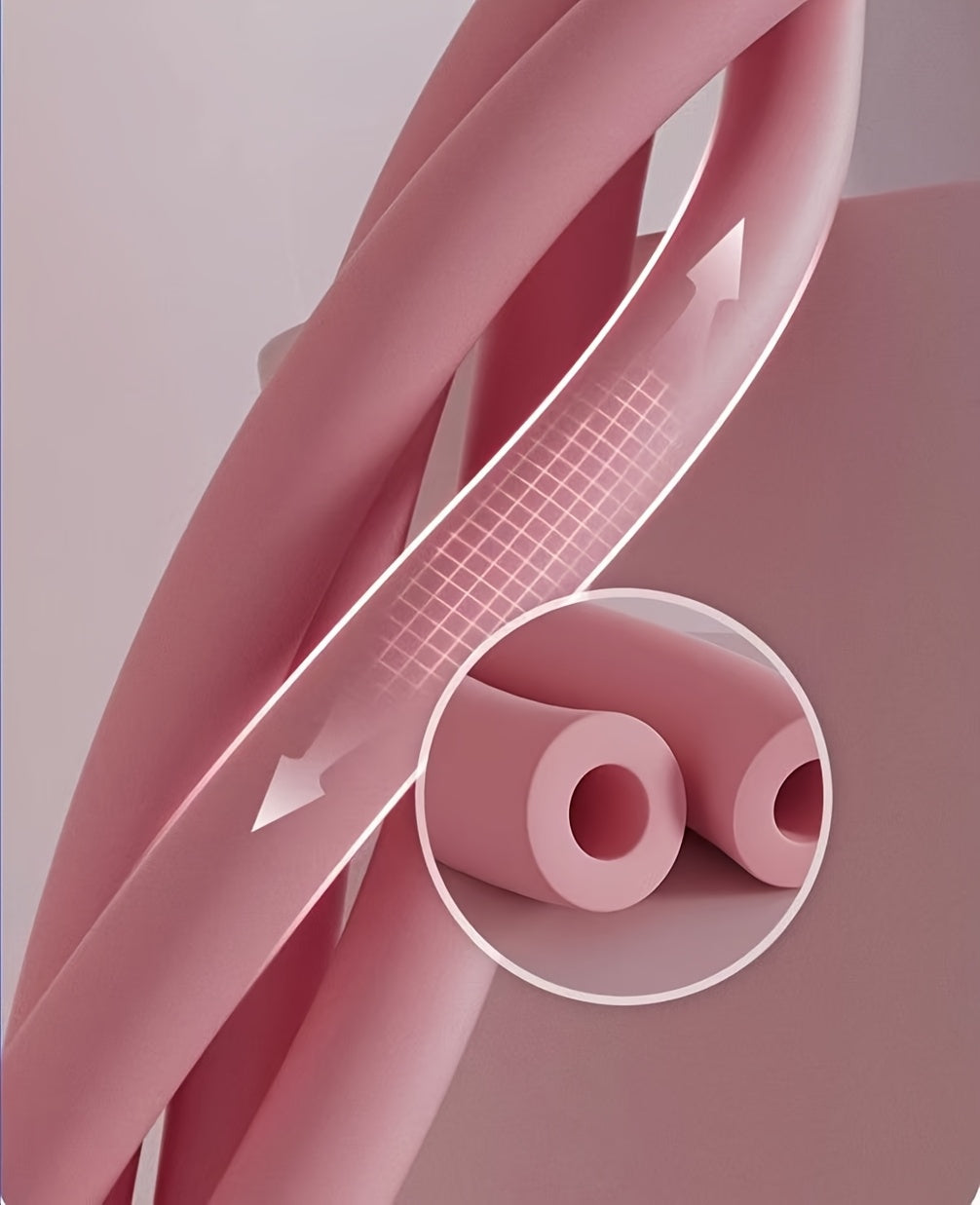 Resistance Band Exerciser: Full-Body Workout, Easy Toning(PINK)