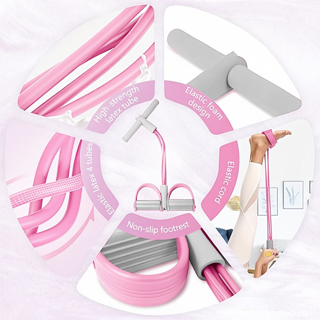 Resistance Band Exerciser: Full-Body Workout, Easy Toning(SKY BLUE)