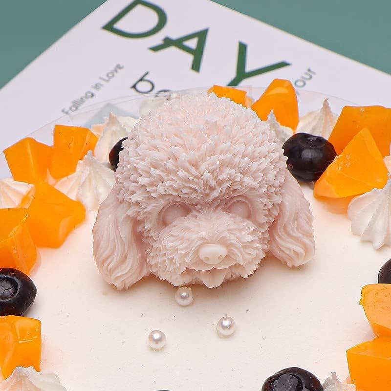 Teddy Head Mold Teddy Dog Mold Dog Silicone Mold for Resin Dog Soap Mold Cake Decoration Mold Candle Mold Dog Silicone Mold