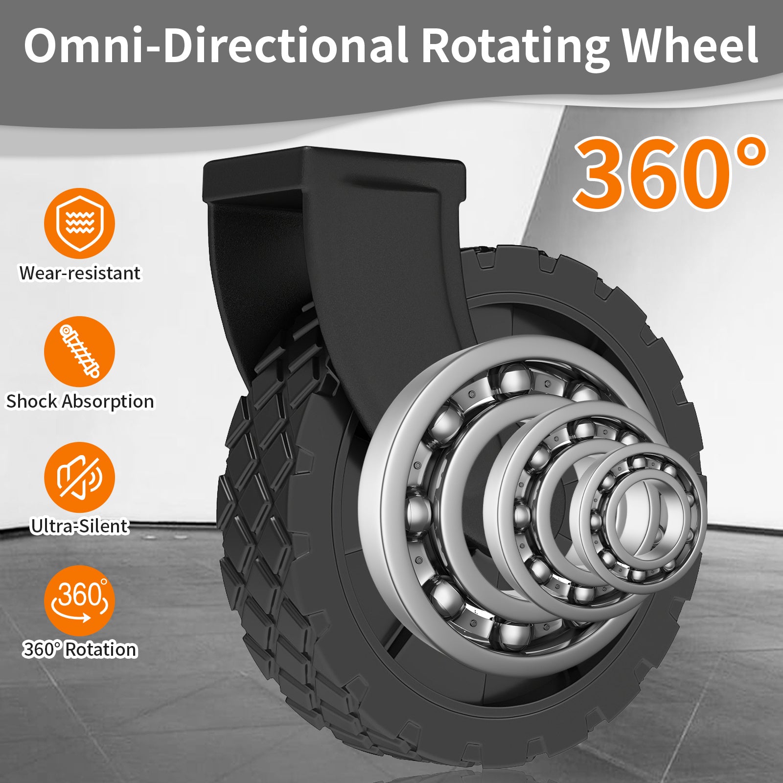 Foldable Shopping Cart, made of 600D waterproof Oxford fabric, equipped with all-terrain silent wheels. Suitable for beach/groceries/garden/shopping trips. A portable shopping cart with strong load-bearing capacity.