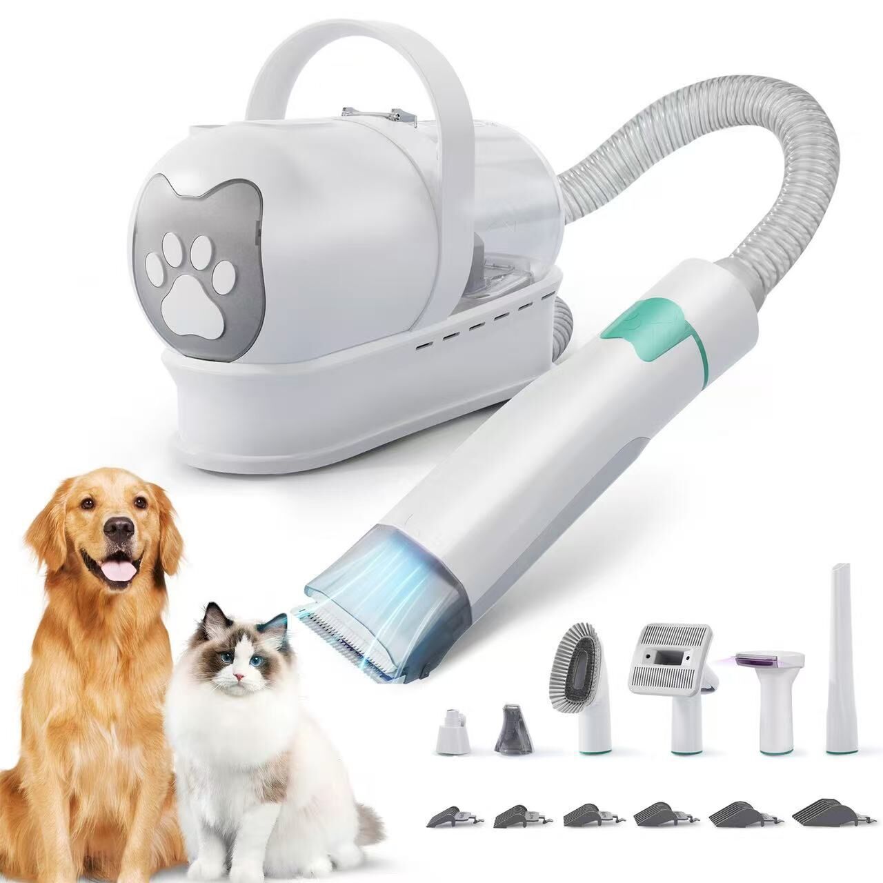 Australian Pet Hair Solution: 7-in-1 Grooming Vacuum for Clean Homes