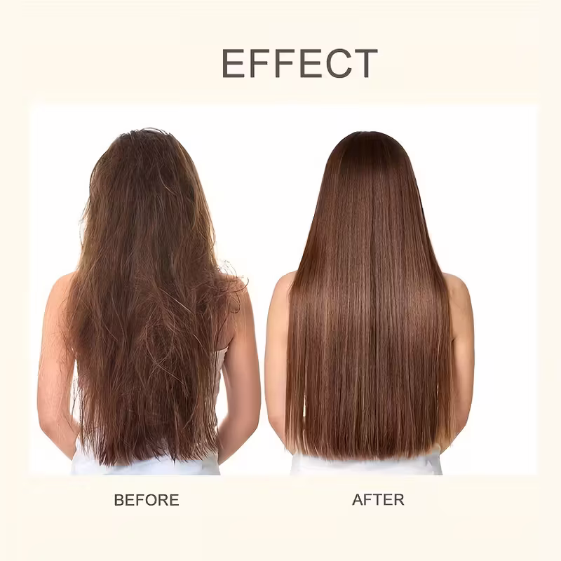 250ml Keratin Hair Care and Repair Mask: Deeply repair damaged hair, Rebuild hair structure, professional care for straight and curly hair