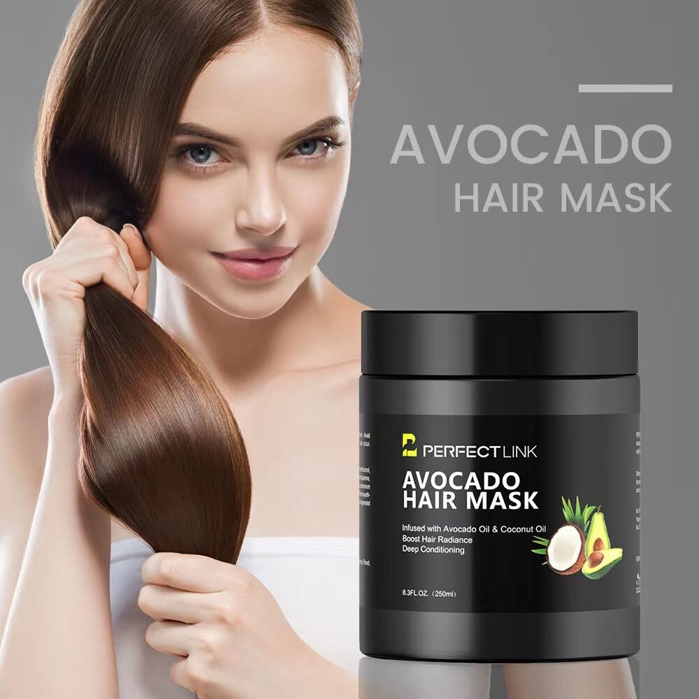 250ml Avocado & Coconut Oil Nourishing Hair Mask: Deeply moisturizing and nourishing, radiating natural radiance, smooth and non-frizzy