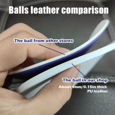 Commemorative high-quality No. 5 football - made of PU material, explosion-proof, waterproof, wear-resistant, soft and does not hurt feet. Three-piece set of net bag, air needle and air pump, suitable for competitions, training, indoor/outdoor entertainme