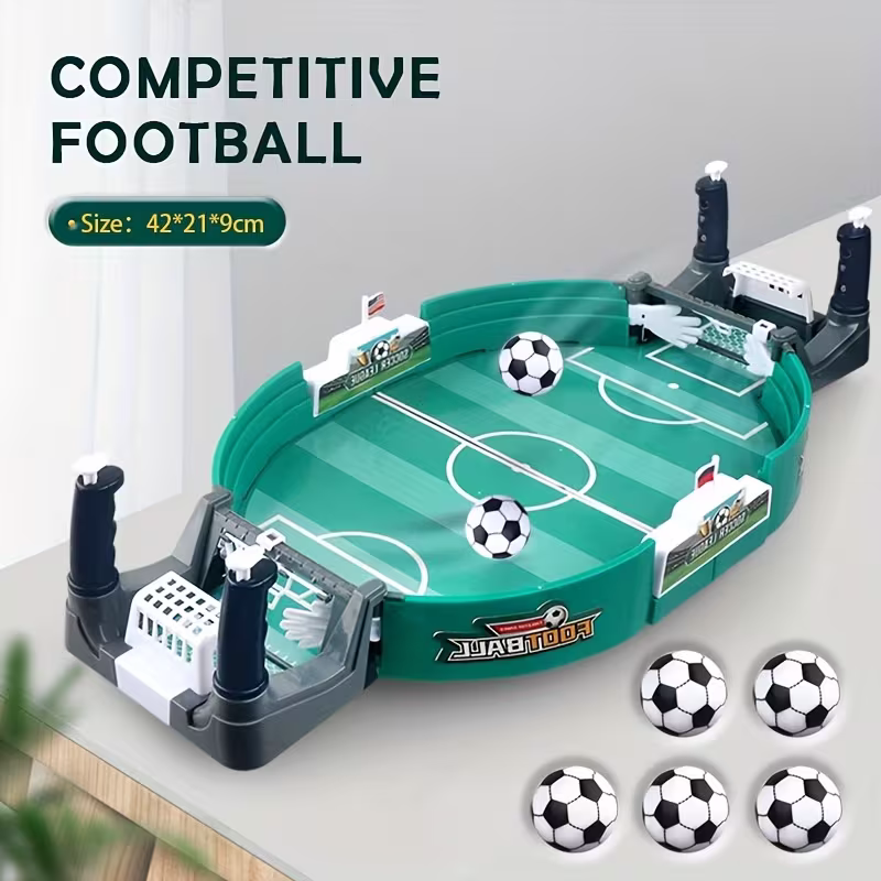 Children's interactive tabletop football game, 5 balls, educational sports tabletop toy, plastic frame, suitable for Valentine's Day, Easter and birthday gifts