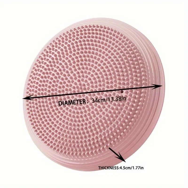 balance disc, air cushion, foot massage, core strength, stability training, rehabilitation, ankle recovery, knee rehab, kids balance, yoga accessory, fitness equipment, Australia - Gray - Size L