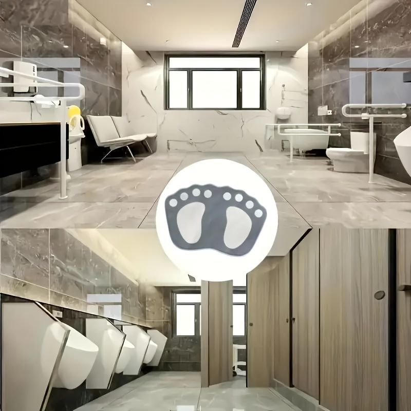 Faux Wool Bathroom Mat Super Absorbent Mat Paw Shaped Mat Non Slip Mat Machine - Coffee - Size 80-120cm
