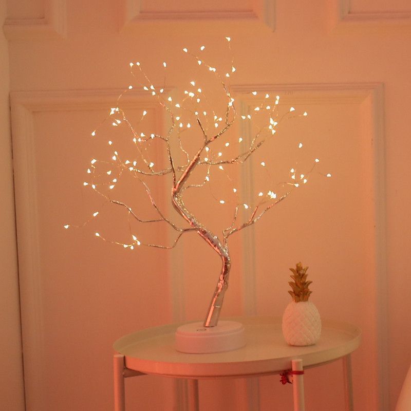 Pearl Night Light Tree, LED Decorative Lamp, Bedroom Decoration, Couple Bedroom, Entryway Decoration, Bedside Lamp, Christmas Decoration, Halloween Decoration, Thanksgiving Decoration, Australian Home Decor - tree - Size 9