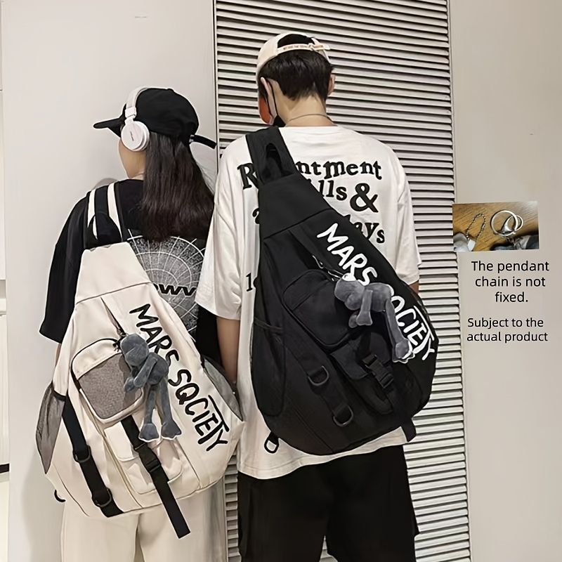Mars Society Backpack Travel Backpack Stylish Backpack Durable Backpack Roomy - Gray - Size Hanging - piece