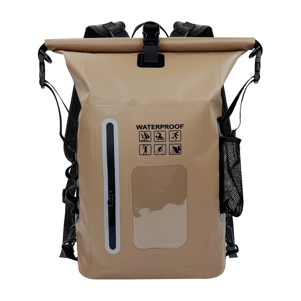 waterproof backpack, dry-wet separation, outdoor sports backpack, fishing backpack, camping backpack, canyoning backpack, swimming backpack, rafting backpack, waterproof gear, Australia outdoor backpack, hiking backpack water resistant - Cyan - Size 25L