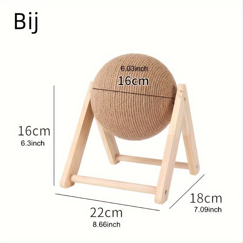 cat scratching post, vertical cat scratcher, debris-free cat post, cat self claw sharpener, cat exercise toy, durable cat scratching post, Australian cat accessories - Khaki - Size L