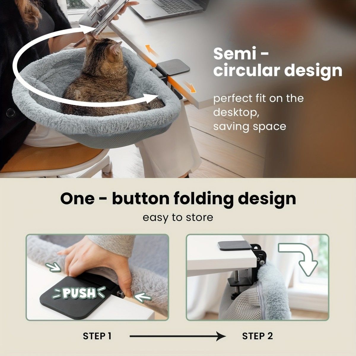 hanging cat bed, cat resting place, space - saving cat bed, cat furniture, high - quality cat bed