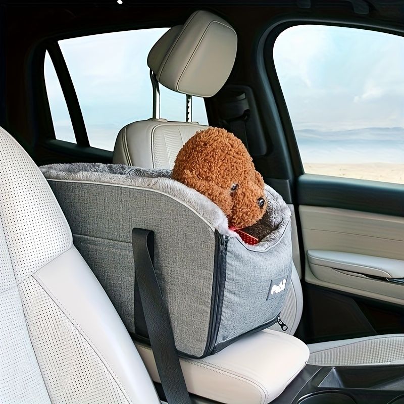 dog car seat, pet travel safety, dog comfort car seat, secure dog seat, Australian pet travel, durable dog car seat, plush dog car seat, easy clean dog seat