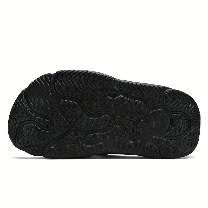 Men'S Slippers EVA Slippers Indoor Outdoor Slippers Beach Slippers Shower - Khaki - Size 43