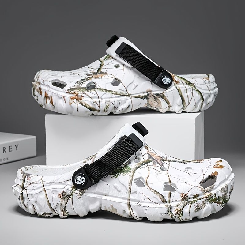 Men'S Summer Mules Beach Shoes Thick-Soled Mules EVA Shoes Anti-Slip Shoes - Black - Size 38