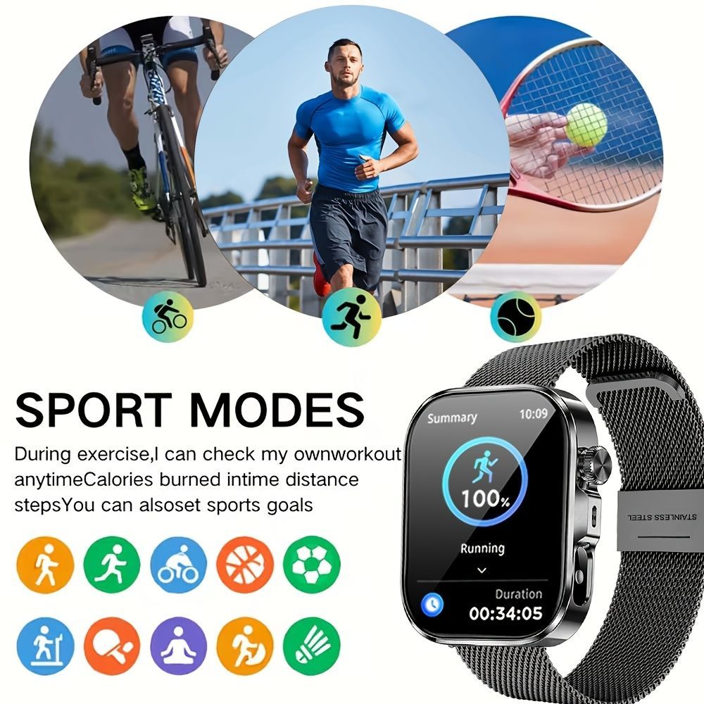 Unisex Smart Watch Australia Advanced Smart Watch Fitness Tracker Watch Call - Gold - Size 01
