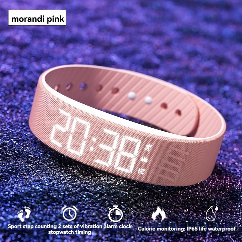 Women'S Watch Multifunctional Watch Alarm Watch Pedometer Watch Timer Watch - Black - Size 01